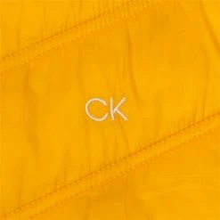 Calvin Klein Golf Gents Frontera Hybrid Jacket Mustard -Golf Clothing Shop P C9832CALVINKLEINJACKETMUSTARDGENTS 3 L