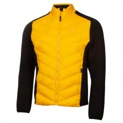 Calvin Klein Golf Gents Frontera Hybrid Jacket Mustard -Golf Clothing Shop P C9832CALVINKLEINJACKETMUSTARDGENTS 5 L