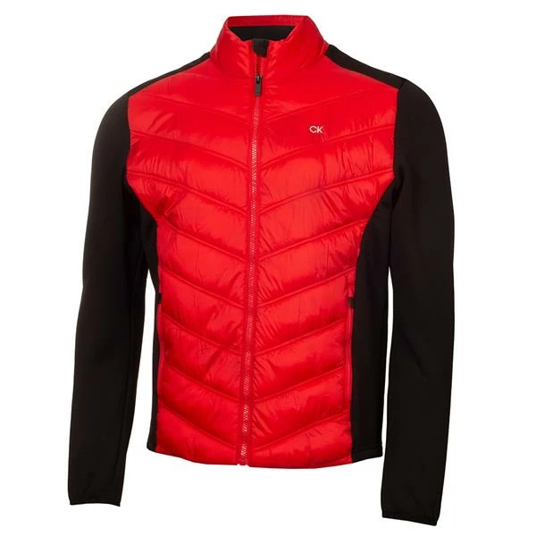 Calvin Klein Golf Gents Frontera Hybrid Jacket Red 3 Calvin Klein Golf Gents Frontera Hybrid Jacket Red