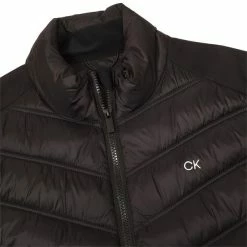 Calvin Klein Golf Gents Frontera Hybrid Gilet Black -Golf Clothing Shop P C9833CALVINKLEINGILETBLACKGENTS 2 L