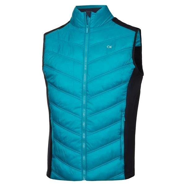 Calvin Klein Golf Gents Frontera Hybrid Gilet Carribean 3 Calvin Klein Golf Gents Frontera Hybrid Gilet Carribean