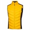 Calvin Klein Golf Gents Frontera Hybrid Gilet Mustard -Golf Clothing Shop P C9833CALVINKLEINGILETMUSTARDGENTS L