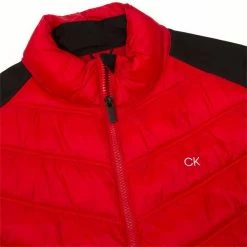 Calvin Klein Golf Gents Frontera Hybrid Gilet Red -Golf Clothing Shop P C9833CALVINKLEINGILETREDGENTS 2 L