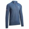Callaway Gents ¼ Zip Blended Merino Sweater Blue Horizon (443) -Golf Clothing Shop P CGGF80M1CALLAWAYSWEATERBLUEHORIZON443GENTS L