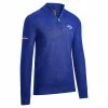 Callaway Gents ¼ Zip Blended Merino Sweater Mazarine Blue (496) -Golf Clothing Shop P CGGF80M1CALLAWAYSWEATERMAZARINEBLUE496GENTS L