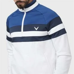 Callaway Gents Street Block Jacket White (100) -Golf Clothing Shop P CGJSC038CALLAWAYJACKETWHITE100GENTS 6 L