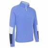Callaway Gents ¼ Zip Colourblock Chillout Amparo Blue (419) -Golf Clothing Shop P CGJSC0C8CALLAWAYJACKETAMPAROBLUE419GENTS L