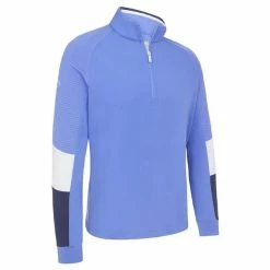 Callaway Gents ¼ Zip Colourblock Chillout Amparo Blue (419)