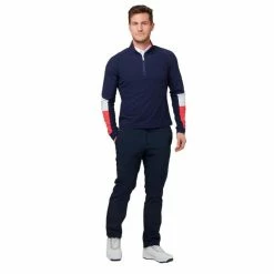Callaway Gents ¼ Zip Colourblock Chillout Peacoat (410)