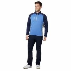 Callaway Gents Midweight Ottoman Moody Heather Blue (473) -Golf Clothing Shop P CGKFB047CALLAWAYTOPMOODY473GENTS 2 L