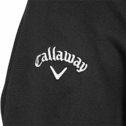 Callaway Gents ¼ Zip Swing Tech Hoodie Caviar (002) -Golf Clothing Shop P CGKFB0T3CALLAWAYHOODIECAVIAR002GENTS 1 L