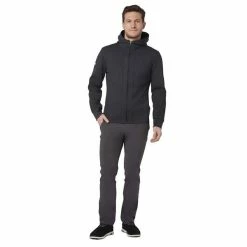 Callaway Gents Aquapel Thermal Hoodie Black Heather (003) -Golf Clothing Shop P CGKFC005CALLAWAYHOODIEBLACKHEATHER003GENTS 2 L