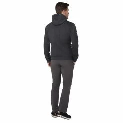Callaway Gents Aquapel Thermal Hoodie Black Heather (003) -Golf Clothing Shop P CGKFC005CALLAWAYHOODIEBLACKHEATHER003GENTS 3 L