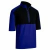 Callaway Gents ½ Sleeve Windshirt Peacoat Caviar (495) -Golf Clothing Shop P CGRF90D5CALLAWAYWINDSHIRTPEACOATCAVIAR485GENTS L