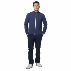 Callaway Gents Storm Fleece Pro II Peacoat (410) -Golf Clothing Shop P CGRFC006CALLAWAYFLEECEPEACOAT410GENTS 2 L