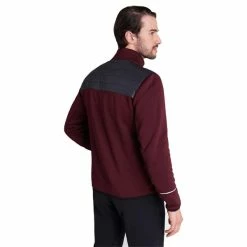 Calvin Klein Golf Gents Wrangell Hybrid Jacket Blackberry 11 Calvin Klein Golf Gents Wrangell Hybrid Jacket Blackberry -Golf Clothing Shop P CKMA20416ACALVINKLEINJACKETBLACKBERRYGENTS 1 L