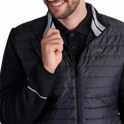 Calvin Klein Golf Gents Wrangell Hybrid Jacket Black -Golf Clothing Shop P CKMA20416ACALVINKLEINJACKETBLACKGENTS 3 L