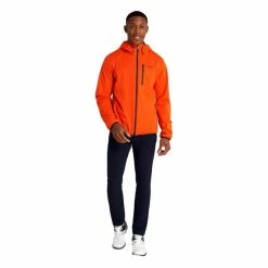 Calvin Klein Golf Gents Ultron Hooded Jacket Blaze -Golf Clothing Shop P CKMA20422CALVINKLEINJACKETBLAZEGENTS 5 L