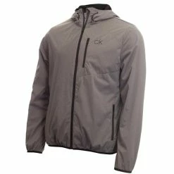 Calvin Klein Golf Gents Ultron Hooded Jacket Grey Marl