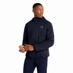 Calvin Klein Golf Gents Ultron Hooded Jacket Navy 10 Calvin Klein Golf Gents Ultron Hooded Jacket Navy -Golf Clothing Shop P CKMA20422CALVINKLEINJACKETNAVYGENTS 7 L