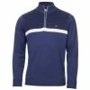 Calvin Klein Golf Gents Magnet ½ Zip Lined Sweater Ink -Golf Clothing Shop P CKMA21528CKGOLFGENTSMAGNETZIPLINEDSWEATERINK L