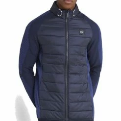 Calvin Klein Golf Gents Dynamo Tech Knit Jacket Navy -Golf Clothing Shop P CKMA21534CKGOLFGENTSDYNAMOTECHKNITJACKETNAVY 2 L
