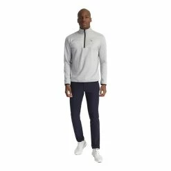 Calvin Klein Golf Gents Ramond Hybrid ¼ Zip Midlayer Silver Marl 8 Calvin Klein Golf Gents Ramond Hybrid ¼ Zip Midlayer Silver Marl -Golf Clothing Shop P CKMA22708CALVINKLEINMIDLAYERSILVERMARLGENTS 2 L