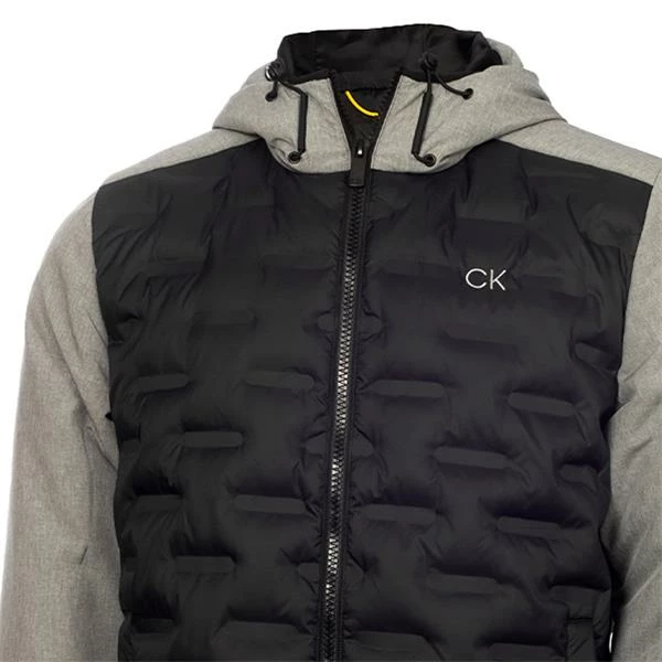 Calvin Klein Golf Gents Bridgeport Padded Jacket Grey Marl - Black 4 Calvin Klein Golf Gents Bridgeport Padded Jacket Grey Marl - Black - Image 2