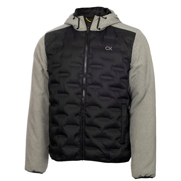 Calvin Klein Golf Gents Bridgeport Padded Jacket Grey Marl - Black 3 Calvin Klein Golf Gents Bridgeport Padded Jacket Grey Marl - Black
