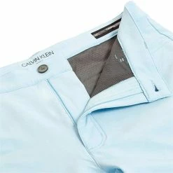 Calvin Klein Golf Gents 4-Way Slim Fit Stretch Trousers Dusty Blue -Golf Clothing Shop P CKMS19213CALVINKLEINTROUSERSBLUEGENTS 3 L