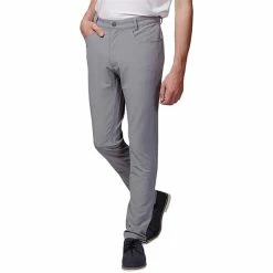 Calvin Klein Golf Gents 4-Way Slim Fit Stretch Trousers Silver -Golf Clothing Shop P CKMS19213CALVINKLEINTROUSERSSILVERGENTS 2 L