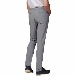 Calvin Klein Golf Gents 4-Way Slim Fit Stretch Trousers Silver -Golf Clothing Shop P CKMS19213CALVINKLEINTROUSERSSILVERGENTS 3 L