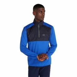 Calvin Klein Golf Gents Forest Lake ½ Zip Top Ocean Blue 10 Calvin Klein Golf Gents Forest Lake ½ Zip Top Ocean Blue -Golf Clothing Shop P CKMS22540CALVINKLEIMTOPOCEANBLUEGENTS 2 L