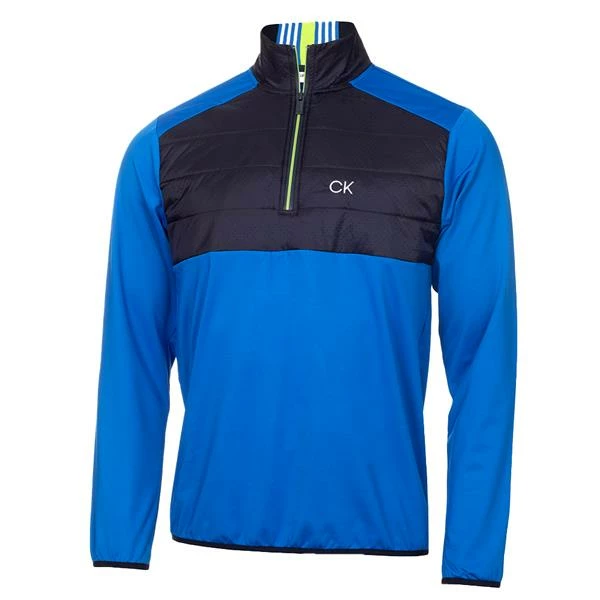 Calvin Klein Golf Gents Forest Lake ½ Zip Top Ocean Blue 3 Calvin Klein Golf Gents Forest Lake ½ Zip Top Ocean Blue