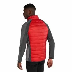 Calvin Klein Golf Gents Dynamo Tech Knit Jacket Urban Cardinal Red -Golf Clothing Shop P CKMS22543CALVINKLEINJACKETURBANCARDINALREDGENTS 3 L
