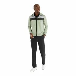 Calvin Klein Golf Gents Fracture Hooded Full Zip Camo Green -Golf Clothing Shop P CKMS23758CALVINKLEINHOODIECAMOGREENGENTS 4 L