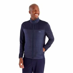 Calvin Klein Golf Gents Malden Hybrid Jacket Navy -Golf Clothing Shop P CKMS23761CALVINKLEINJACKETNAVYGENTS 2 L