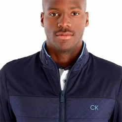 Calvin Klein Golf Gents Malden Hybrid Jacket Navy -Golf Clothing Shop P CKMS23761CALVINKLEINJACKETNAVYGENTS 5 L