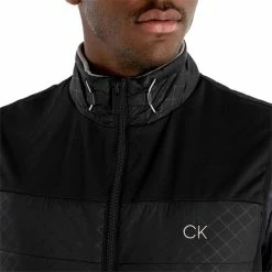 Calvin Klein Golf Gents Malden Hybrid Gilet Black 13 Calvin Klein Golf Gents Malden Hybrid Gilet Black -Golf Clothing Shop P CKMS23762CALVINKLEINGILETBLACKGENTS 5 L