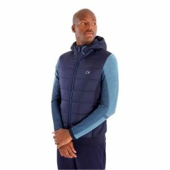 Calvin Klein Golf Gents Dynamo Hooded Jacket Navy -Golf Clothing Shop P CKMS23763CALVINKLEINJACKETNAVYGENTS 2 L