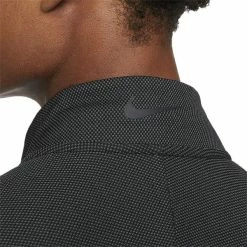 Nike Gents Dri-Fit Vapor ½ Zip Top Black - Grey (010) -Golf Clothing Shop P CU9828NIKEGENTSDRIFITVAPORHALFZIPBLKGREY010 2 L