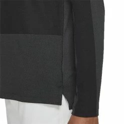 Nike Gents Dri-Fit Vapor ½ Zip Top Black - Grey (010) -Golf Clothing Shop P CU9828NIKEGENTSDRIFITVAPORHALFZIPBLKGREY010 3 L