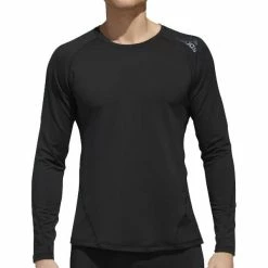 ADIDAS Gents Climawarm Crew Baselayer Black -Golf Clothing Shop P CY7424BLACKGENTSAW18 4 L