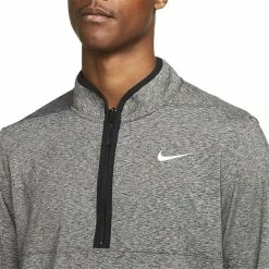 Nike Gents Dri-FIT Victory Heather ½ Zip Top Black (010) 9 Nike Gents Dri-FIT Victory Heather ½ Zip Top Black (010) -Golf Clothing Shop P DH1261NIKETOPBLACK010GENTS 3 L