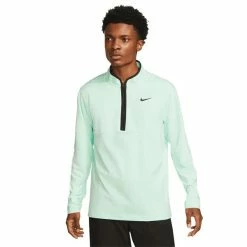 Nike Gents Dri-FIT Victory Heather ½ Zip Top Mint Foam (379)