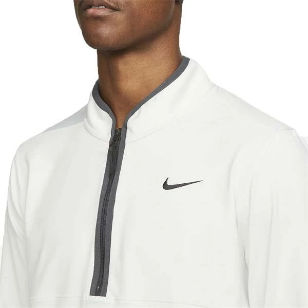 Nike Gents Dri-FIT Victory Heather ½ Zip Top Photon Dust (025) 6 Nike Gents Dri-FIT Victory Heather ½ Zip Top Photon Dust (025) - Image 4