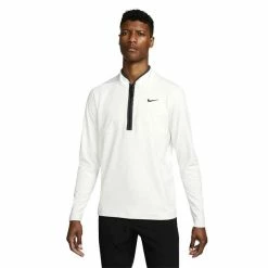 Nike Gents Dri-FIT Victory Heather ½ Zip Top Photon Dust (025)