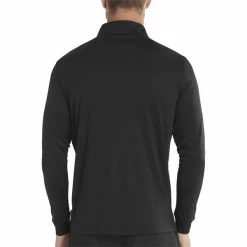 DKNY Gents Tournament ¼ Zip Top Black -Golf Clothing Shop P DKG0011DKNYGENTSTOURNAMENTZIPTOPBLACK 3 L