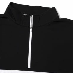 DKNY Gents Tournament ¼ Zip Top Black -Golf Clothing Shop P DKG0011DKNYGENTSTOURNAMENTZIPTOPBLACK 4 L