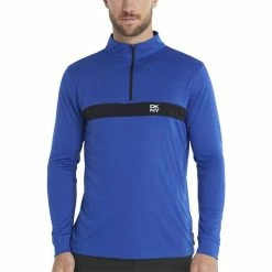 DKNY Gents Tournament ¼ Zip Top Cobalt 10 DKNY Gents Tournament ¼ Zip Top Cobalt -Golf Clothing Shop P DKG0011DKNYGENTSTOURNAMENTZIPTOPCOBALT 2 L
